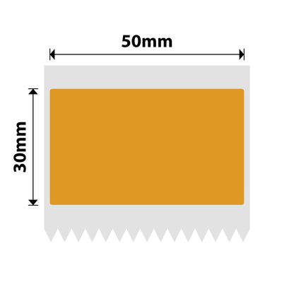 NB494 - NIIMBOT - B1 / B21 / B3S / B4 - T50X30MM - 230 ETICHETTE TERMICHE - ARANCIO CONGELATO