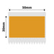 NB494 - NIIMBOT - B1 / B21 / B3S / B4 - 50X30MM - 230 ORANGE FREEZER LABELS