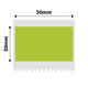 NB495 - NIIMBOT - B1 / B21 / B3S / B4 - 50X30MM - 230 BEAN GREEN FREEZER LABELS