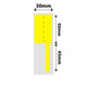 NB496 - NIIMBOT - Z401 ONLY - THERMAL TRANSFER LABELS - P30X45+50MM - 150 YELLOW CABLE