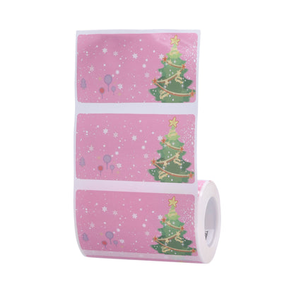 NB499 - NIIMBOT - B3S ONLY - 70X38MM - 180 LABELS PER ROLL - CHRISTMAS TREE