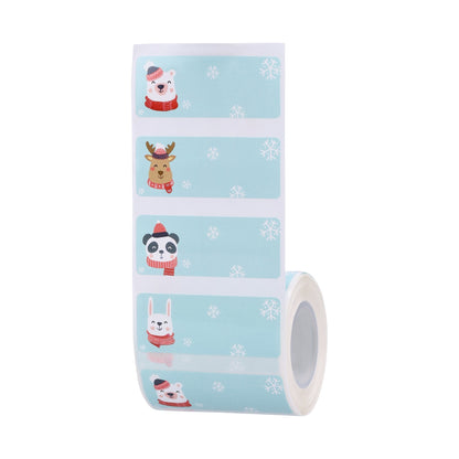 NB501 - NIIMBOT - B1 / B21 / B3S / B4 - 50 x 20 mm - 320 étiquettes par rouleau - Thème Noël mignon
