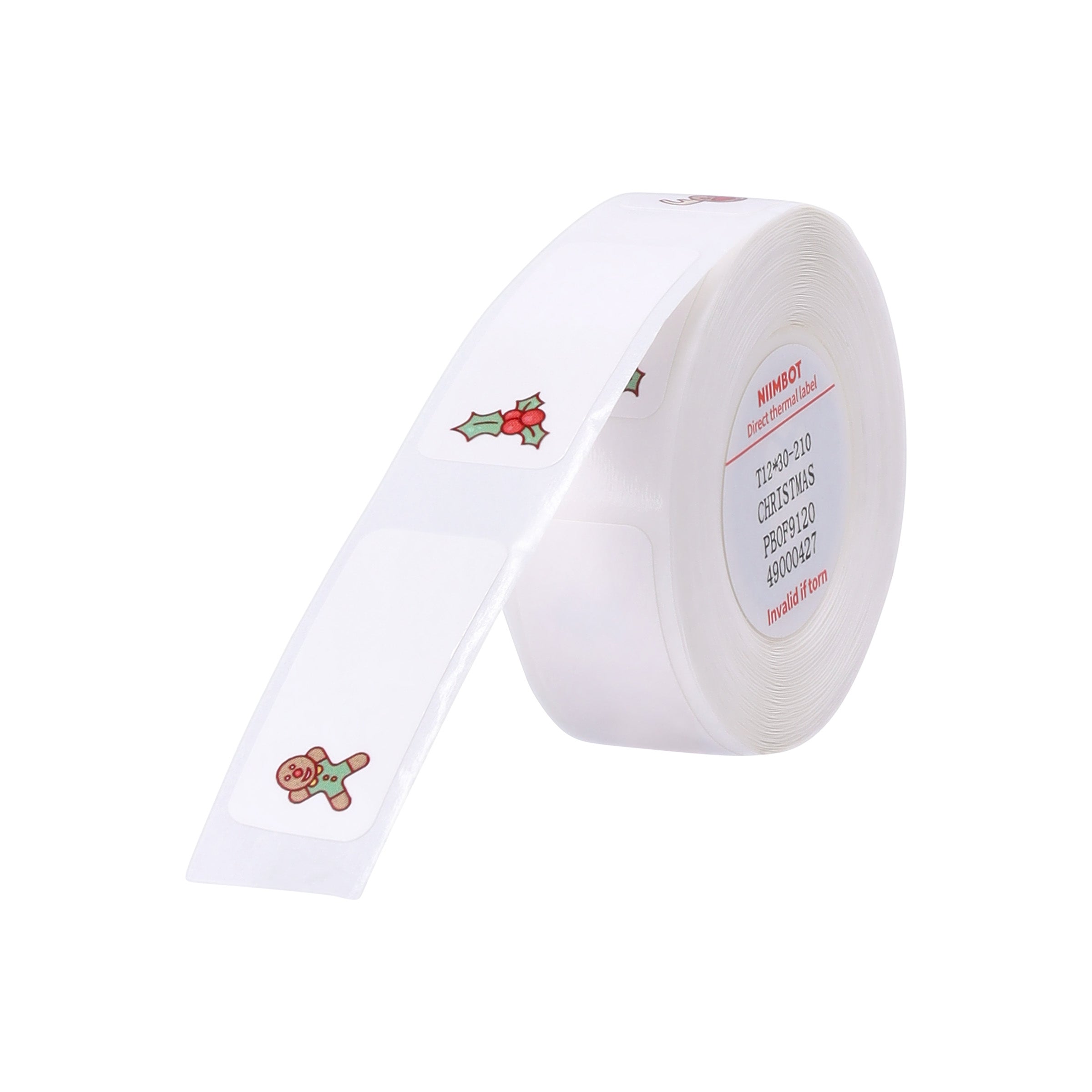 NB505 - NIIMBOT - D11 / D101 / D110 / H1S - 12X30MM - 210 CHRISTMAS LABELS