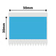 NB507 - NIIMBOT - B1 / B21 / B3S / B4 - 50X30MM - 230 BLUE FREEZER LABELS