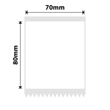 NB513 - NIIMBOT - SOLO B3S - T70X80MM - 95 ETICHETTE PER ROTOLO - BIANCO