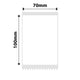 NB514 - NIIMBOT - B3S / B4 ONLY - 70X100MM - 75 WHITE LABELS