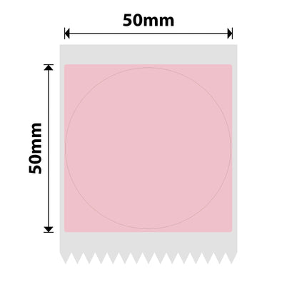 NB515 - NIIMBOT - B1 / B21 / B3S / B4 - 50X50MM - 150 PINK ROUND LABELS