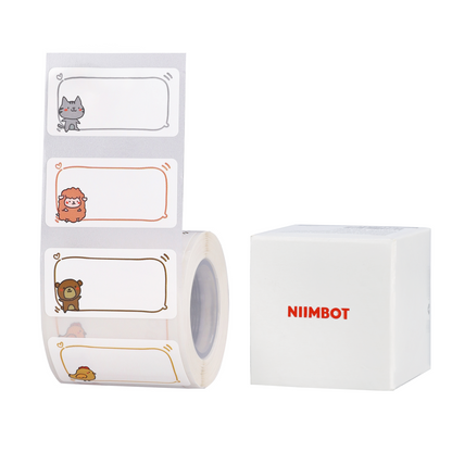NIIMBOT - B Range - 40x20mm - Animal Messages - 320 Labels