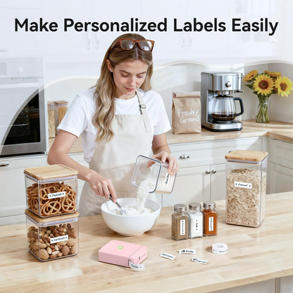 NB524 - NIIMBOT - D110_M - PORTABLE BLUETOOTH LABEL PRINTER INCL FREE LABEL ROLL (12X40MM)