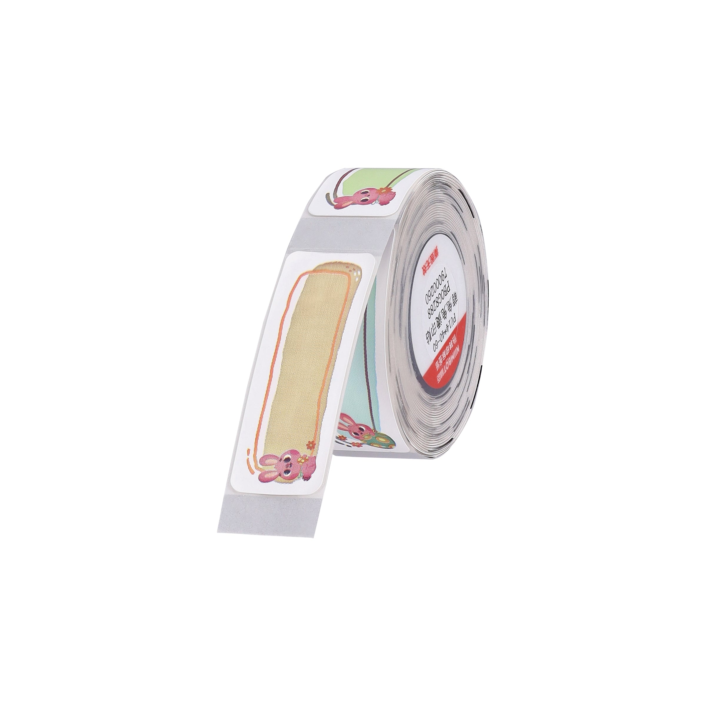 NB529 - NIIMBOT - B18 / N1 - PU14X40mm - 60 ÉTIQUETTES PAR ROULEAU - ÉTIQUETTES À REPASSER - MIGNON LAPIN
