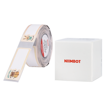 NB530 - NIIMBOT - B18 / N1 - PU14X40mm - 60 ETICHETTE PER ROTOLO - ETICHETTA TERMOADESIVA - ANIMALI ISPIRATORI
