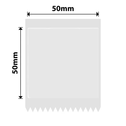 NB532 - NIIMBOT - B1 / B21 / B3S / B4 - 50X50MM - 150 TRANSPARENT LABELS