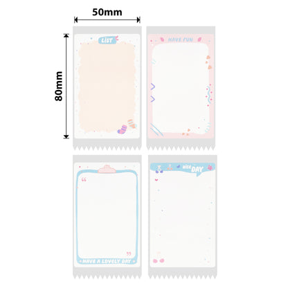 NB533 - NIIMBOT - B1 / B21 / B3S / B4 - 50X80MM - 95 CUTE MEMO LABELS