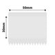 NB534 - NIIMBOT - B1 / B21 / B3S / B4 - 50X30MM - 230 TRANSPARENT LABELS