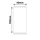 NB535 - NIIMBOT - B1 / B21 / B3S / B4 - 50X100MM - 75 WHITE LABELS