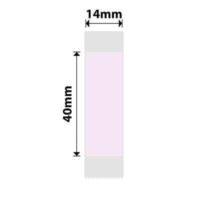 NB536 - NIIMBOT - D11 / D101 / D110 / H1S - T14X40MM - 160 ETICHETTE PER ROTOLO - ROSA CHIARO