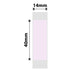 NB536 - NIIMBOT - D11 / D101 / D110 / H1S - 14X40MM - 160 LIGHT PINK LABELS