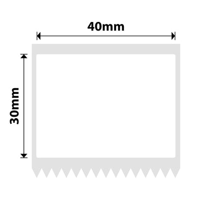NB540 - NIIMBOT - K2 / K3 - T40X30MM - 900 ETICHETTE PER ROTOLO - BIANCO