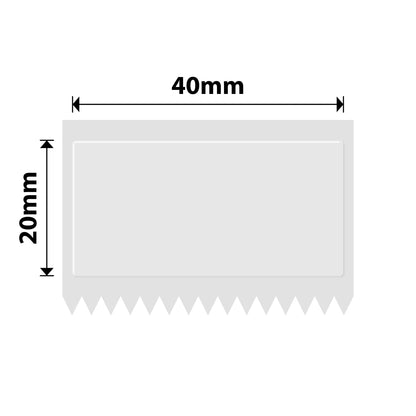 NB544 - NIIMBOT - K2 / K3 - 40X20MM - 1,300 TRANSPARENT LABELS