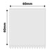 NB545 - NIIMBOT - K2 / K3 - 60X60MM - 470 TRANSPARENT LABELS
