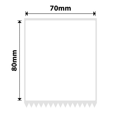 NB549 - NIIMBOT - K3 UNIQUEMENT - T70X80MM - 360 ÉTIQUETTES PAR ROULEAU - BLANCHES
