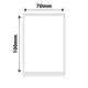 NB550 - NIIMBOT - K3 ONLY - 70X100MM - 290 WHITE LABELS
