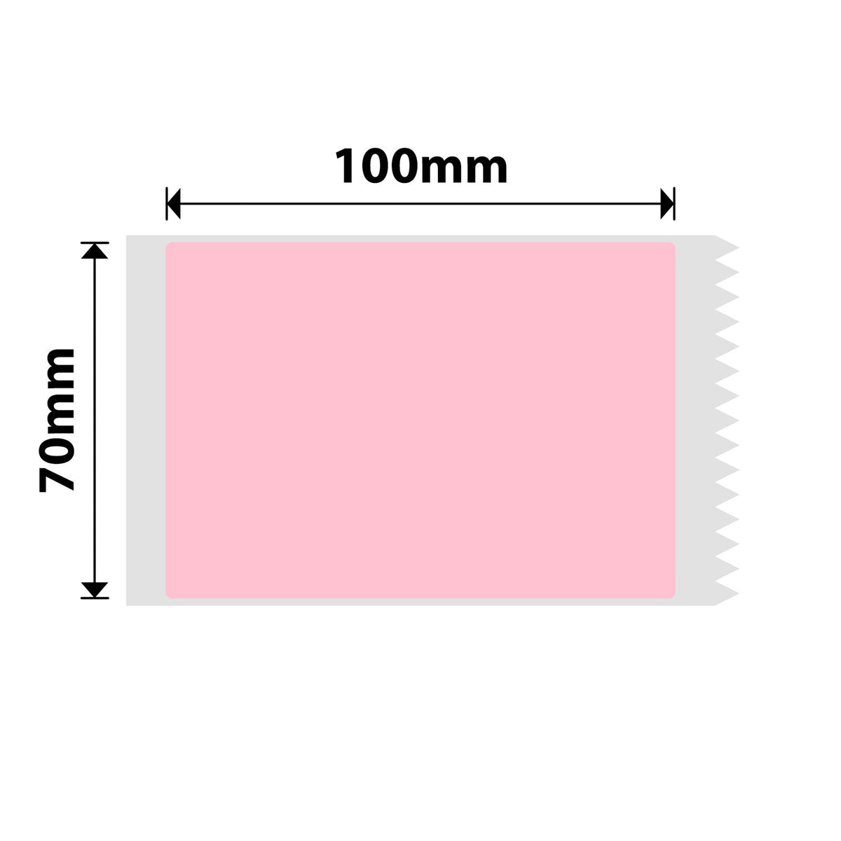 NIIMBOT - K3 Only - 70x100mm - Pink - 310 Labels