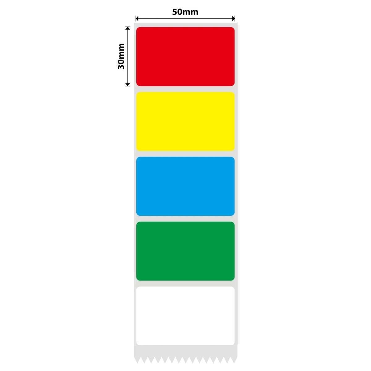 NIIMBOT - K3 Only - 50x30mm - Colourful B - Rgb - 965 Labels