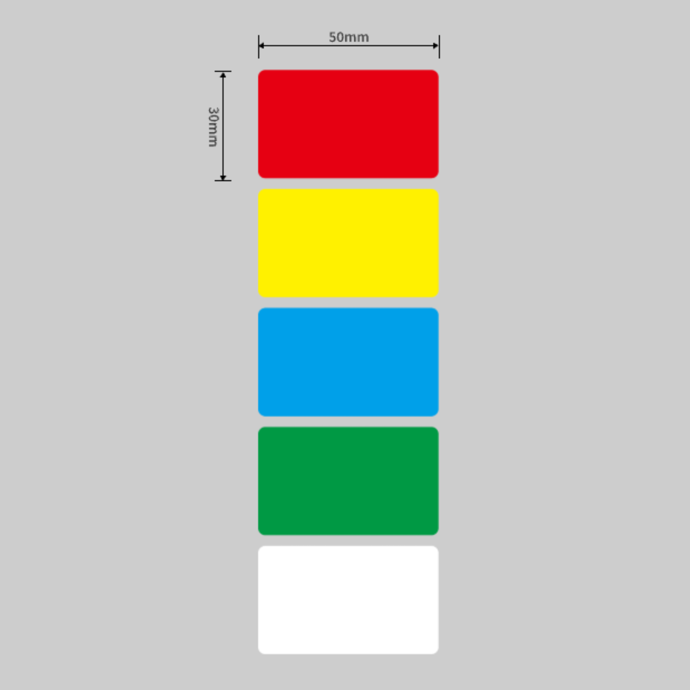 NB563 - NIIMBOT - K3 - 50X30MM - 1,000 RGB LABELS
