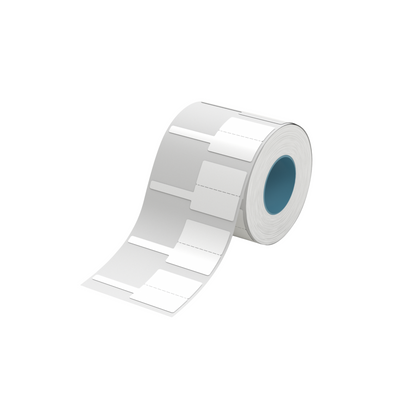NB588 - NIIMBOT - K2 / K3 - 25X24+25MM - 1,110 WHITE JEWELLERY LABELS