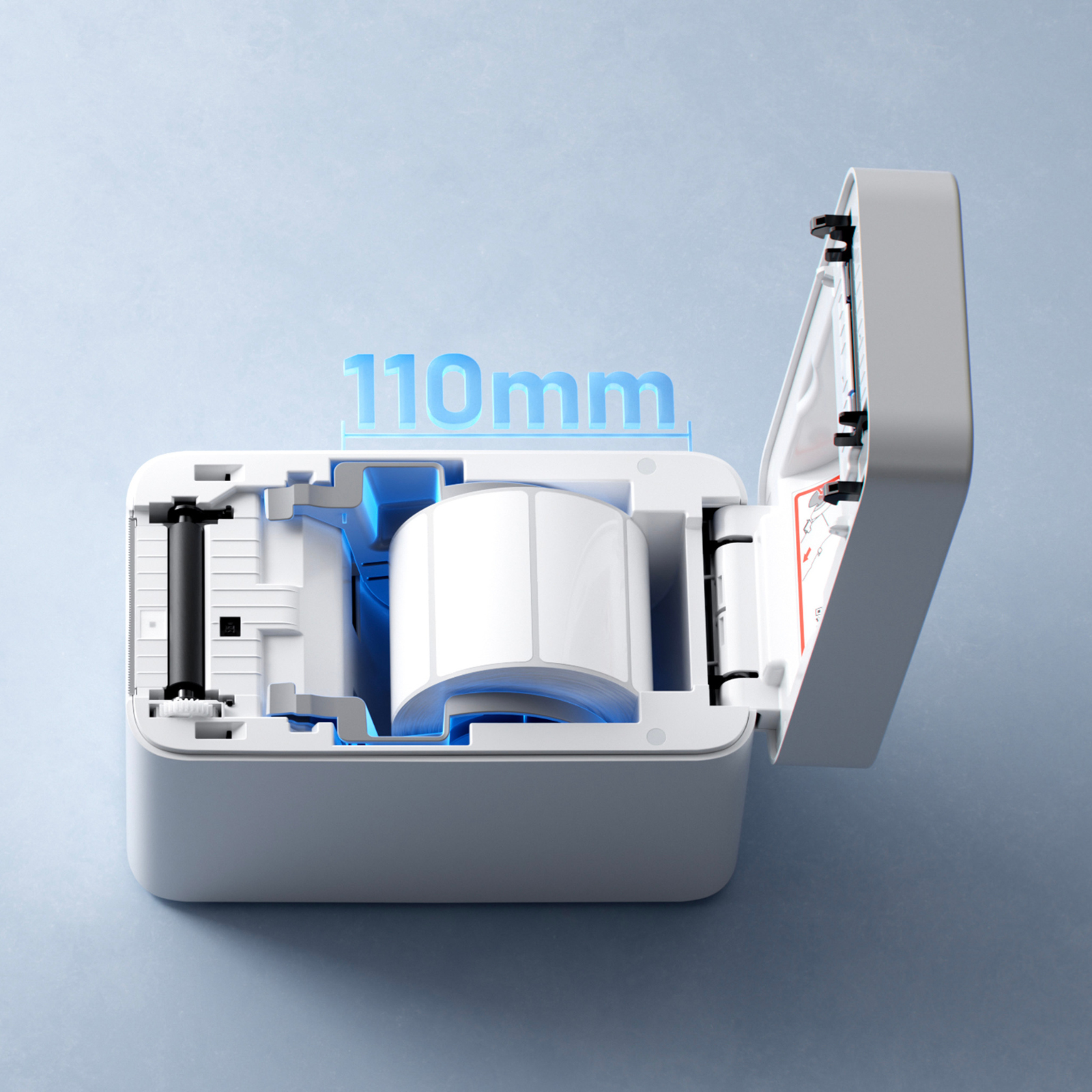 NB608 - NIIMBOT - K2 - DESKTOP THERMAL LABEL PRINTER INCL FREE LABEL ROLL (50X30MM)