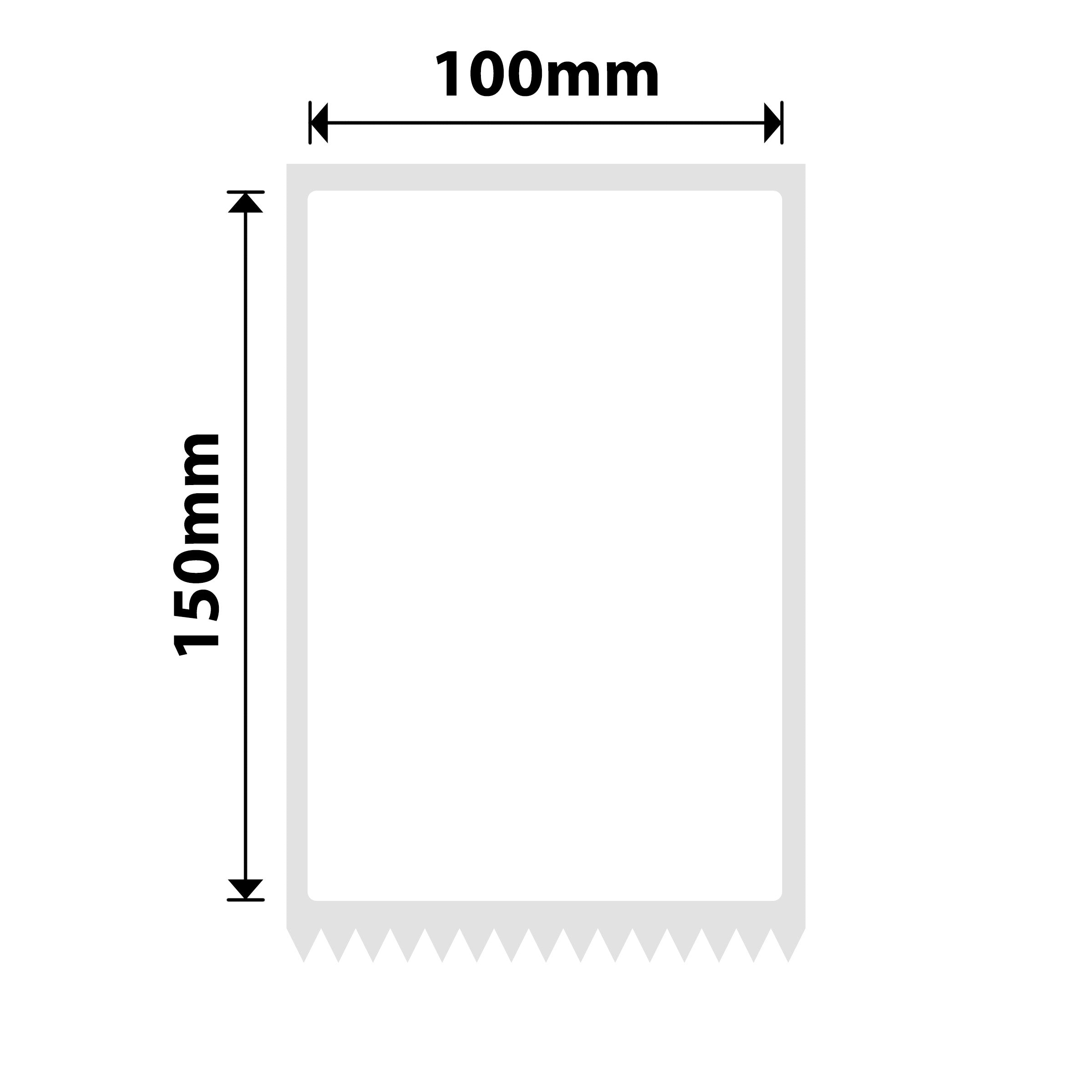 NB626 - NIIMBOT - B4 ONLY - T100X150MM - 50 LABELS - WHITE