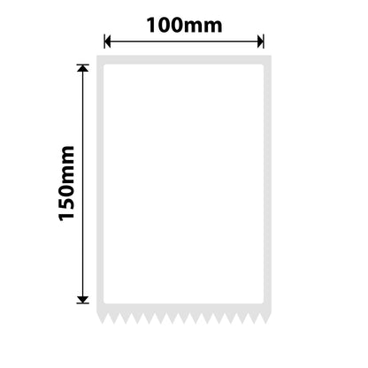 NB626 - NIIMBOT - B4 ONLY - 100X150MM - 50 WHITE LABELS
