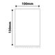 NB626 - NIIMBOT - B4 ONLY - 100X150MM - 50 WHITE LABELS