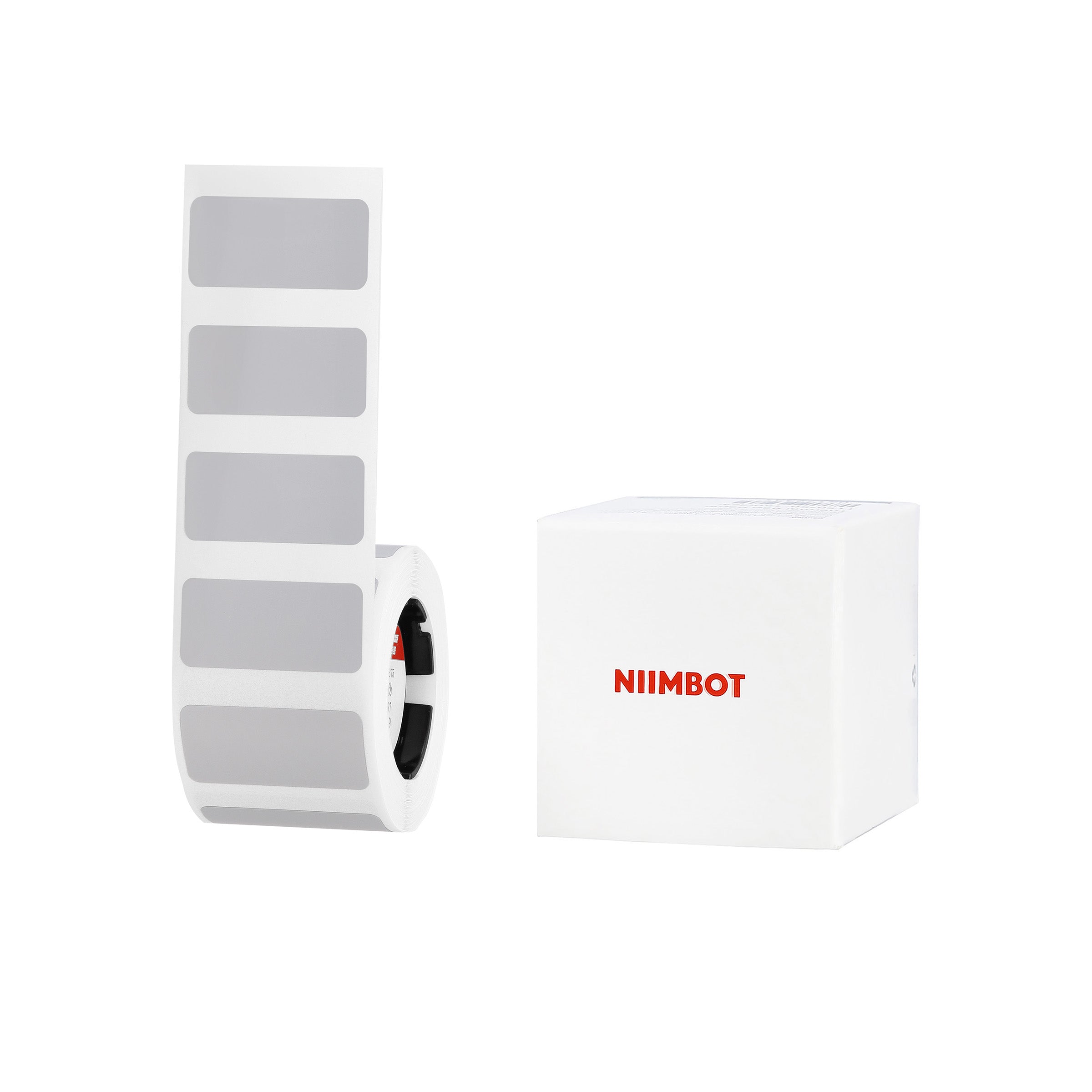 NB628 - NIIMBOT - M2_H / M3 - ES30X14 - 375 ETICHETTE - ARGENTO OPACO ANTICONTRAFFAZIONE