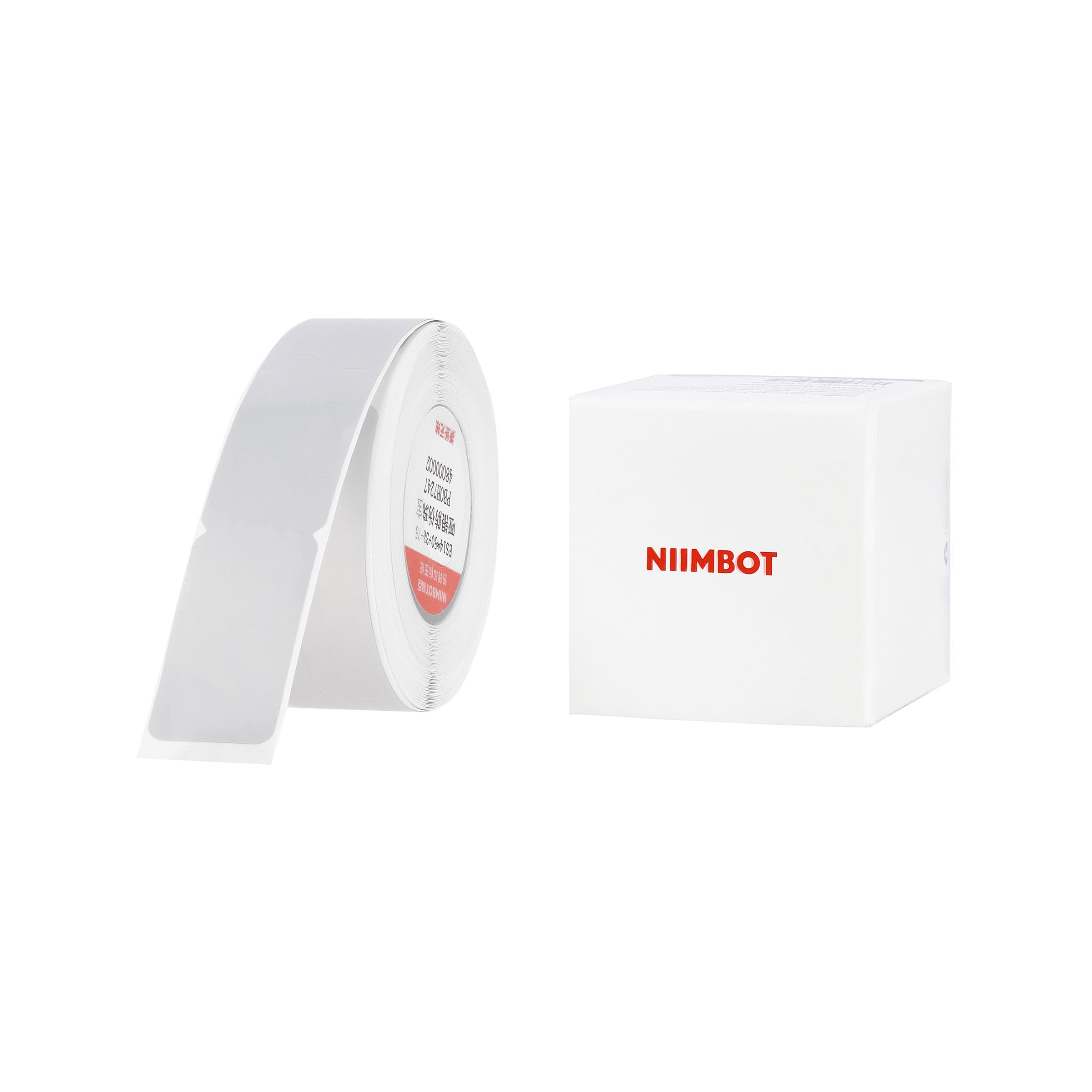 NB631 - NIIMBOT - N1 / B18 - 14X50MM+38 - 75 MATTE SILVER ANTI-COUNTERFEITING JEWELLERY LABELS