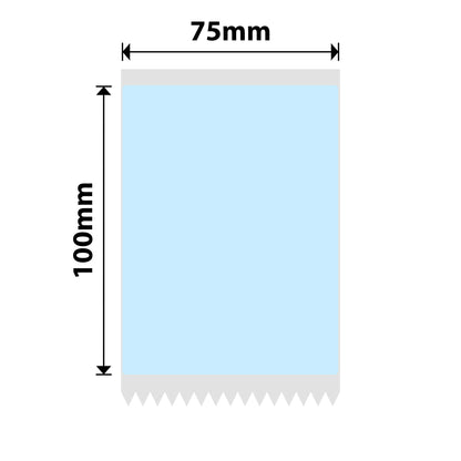 NIIMBOT - B Range - 75x100mm - Baby Blue - 75 Labels