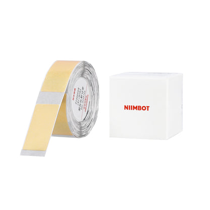 NB640 - NIIMBOT - D11 / D101 / D110 / H1S - TT14X28 - 205 ÉTIQUETTES PAR ROULEAU - TRANSPARENTES OR - RONDES