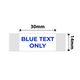 NB641 - NIIMBOT - D11 / D101 / D110 / H1S - 14X30MM - 195 WHITE BLUE TEXT ONLY LABELS