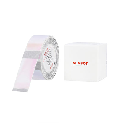 NB642 - NIIMBOT - D11 / D101 / D110 / H1S - TT14X30MM - 195 ÉTIQUETTES PAR ROULEAU - ROSE TRANSPARENT COLORÉ - RECTANGULAIRE