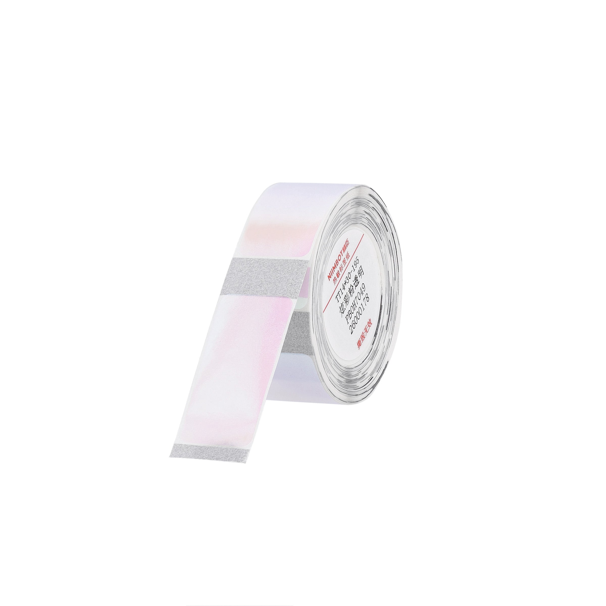 NB642 - NIIMBOT - D11 / D101 / D110 / H1S - TT14X30MM - 195 LABELS PER ROLL - COLORFUL PINK TRANSPARENT - RECTANGLE