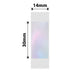 NB643 - NIIMBOT - D11 / D101 / D110 / H1S - 14X30MM - 195 TRANSPARENT COLOURFUL BLUE LABELS