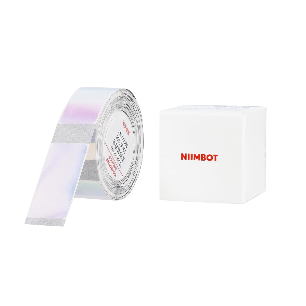 NB643 - NIIMBOT - D11 / D101 / D110 / H1S - TT14X30MM - 195 ÉTIQUETTES PAR ROULEAU - BLEU TRANSPARENT COLORÉ - RECTANGULAIRE