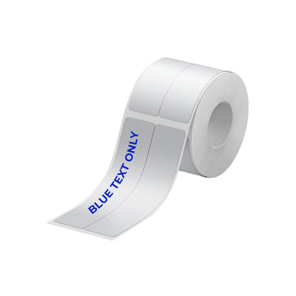NB647 - NIIMBOT - B1 / B21 / B3S / B4 - T20X90/2L - 140 ETICHETTE PER ROTOLO - GRIGIO ARGENTO - SOLO TESTO BLU - RETTANGOLO