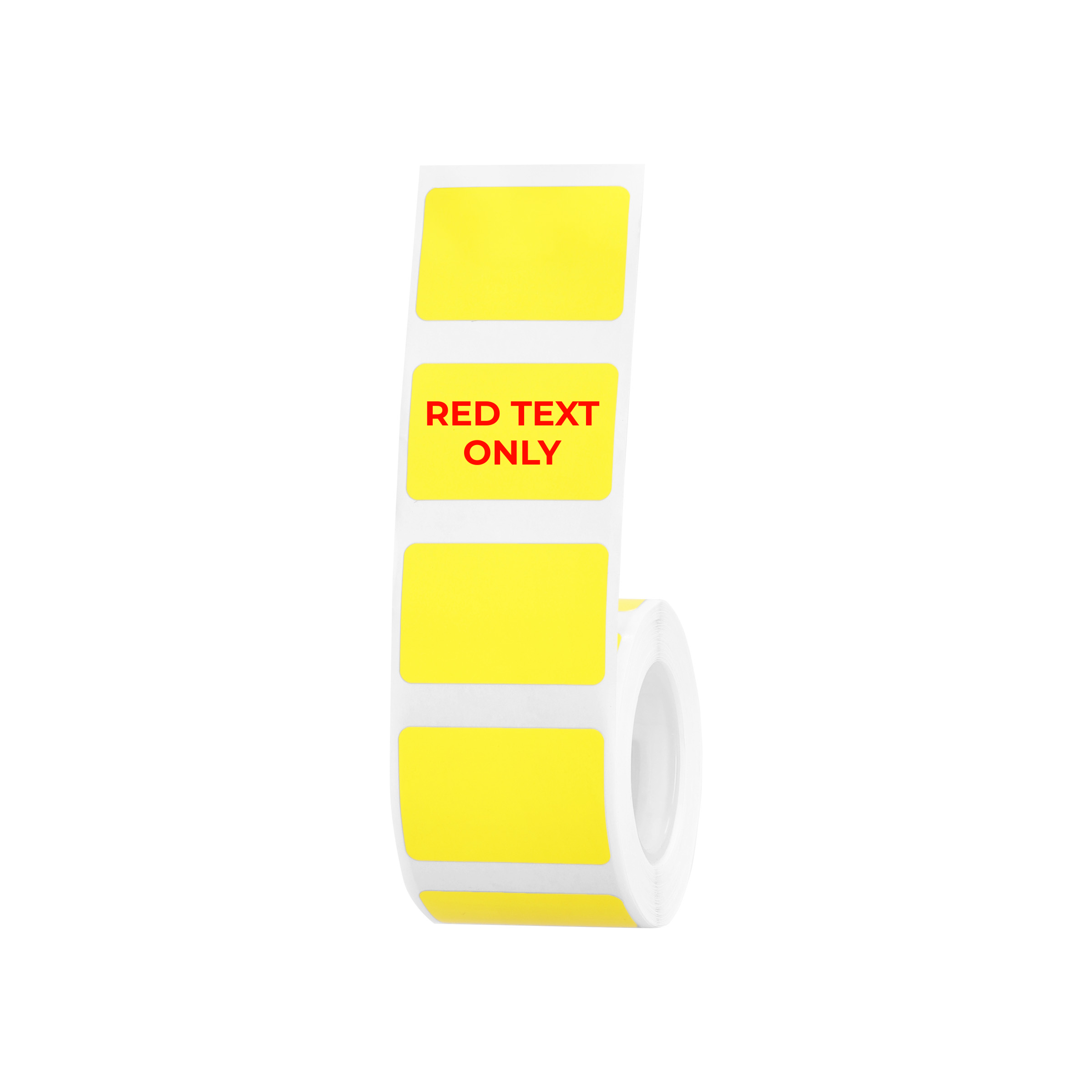 NB650 - NIIMBOT - B1 / B21 / B3S / B4 - T30X20 - 315 ETICHETTE PER ROTOLO - GIALLO - SOLO TESTO ROSSO - RETTANGOLO