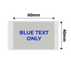 NB651 - NIIMBOT - B1 / B21 / B3S / B4 - 40X60MM - 105 SILVER GREY BLUE TEXT ONLY LABELS