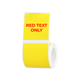 NB659 - NIIMBOT - B1 / B21 / B3S / B4 - T50X50 - 145 ÉTIQUETTES PAR ROULEAU - JAUNE - TEXTE ROUGE UNIQUEMENT - RONDES