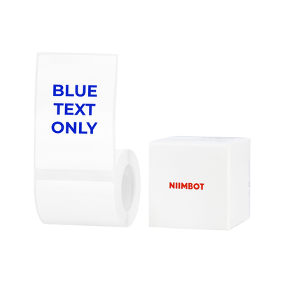 NB660 - NIIMBOT - B1 / B21 / B3S / B4 - T50X70 - 105 LABELS PER ROLL - WHITE - BLUE TEXT ONLY - RECTANGLE