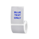 NB661 - NIIMBOT - B1 / B21 / B3S / B4 - T50X70 - 90 ÉTIQUETTES PAR ROULEAU - GRIS ARGENTÉ - TEXTE BLEU UNIQUEMENT - RECTANGULAIRE