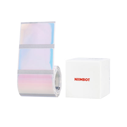 NB663 - NIIMBOT - B1 / B21 / B3S / B4 - TT50X30 - 230 ETICHETTE PER ROTOLO - BLU TRASPARENTE COLORATO - RETTANGOLO
